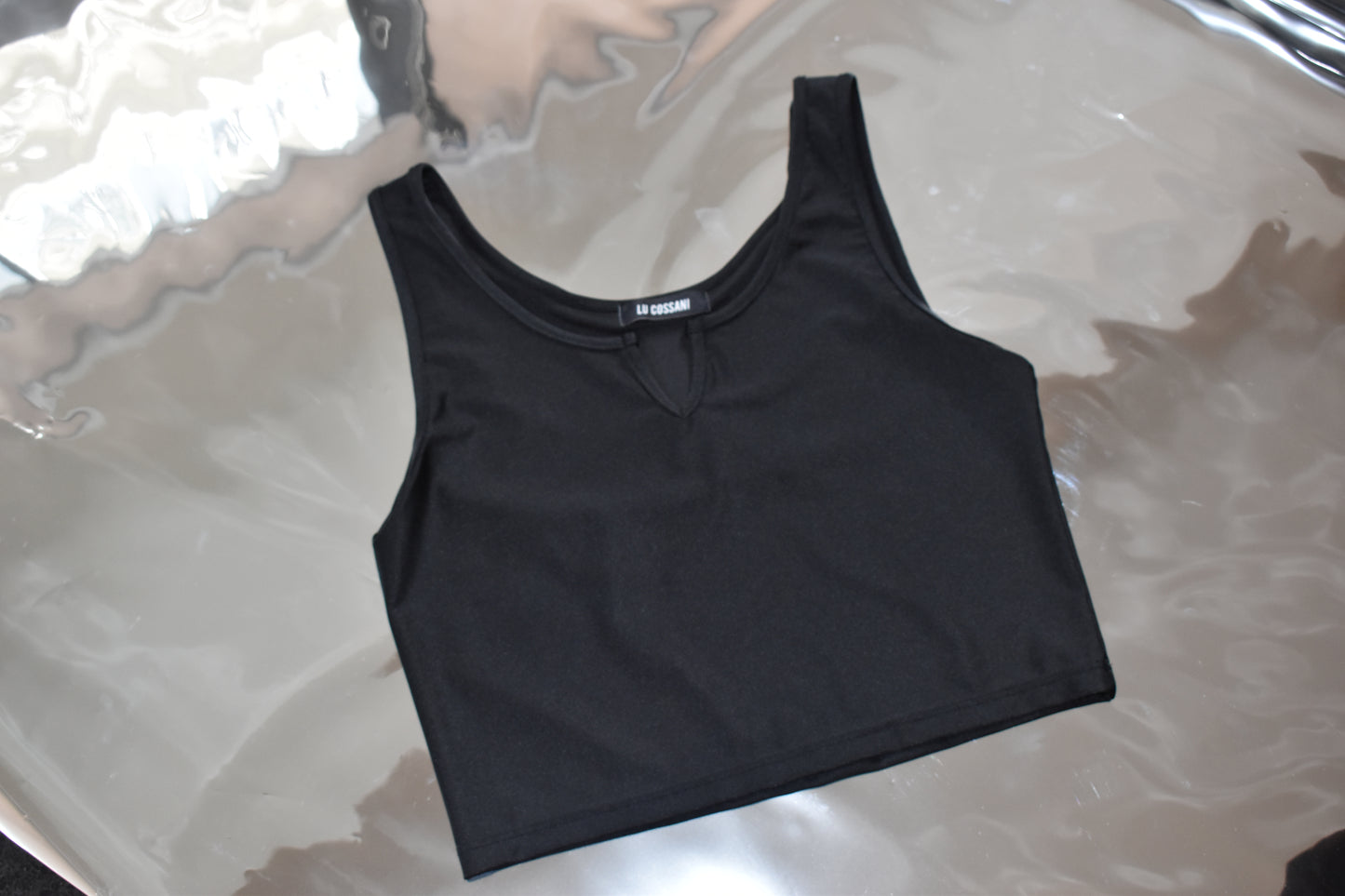 Top V NEGRO/lycra