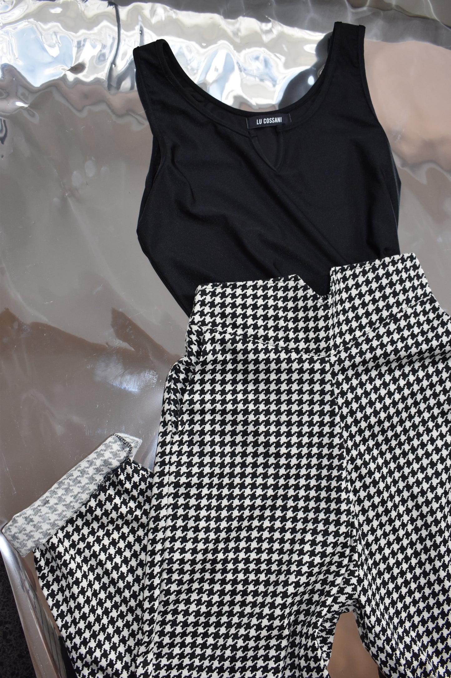 Top V NEGRO/lycra