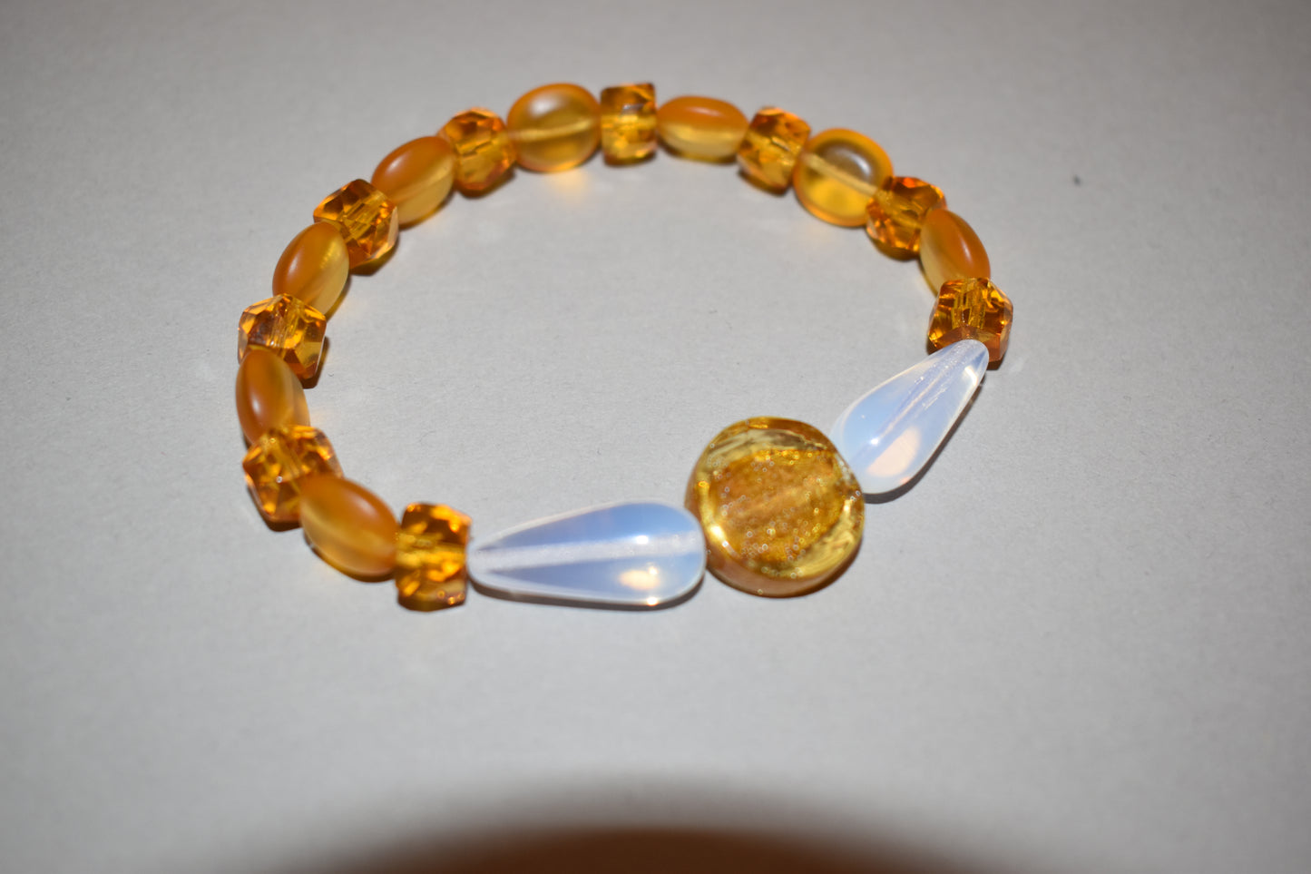 Pulsera cristal checo + vidrio