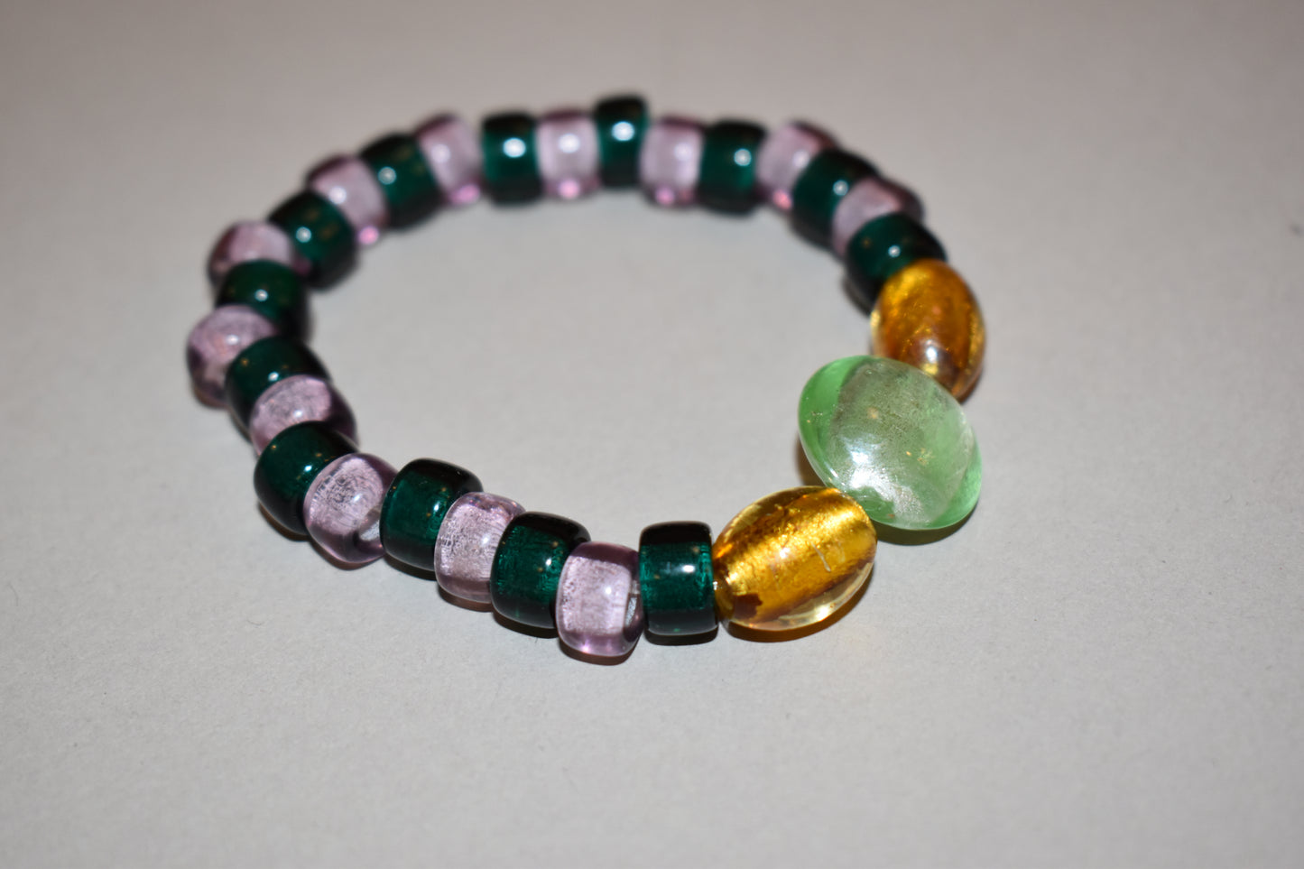 Pulsera cristal checo + vidrio