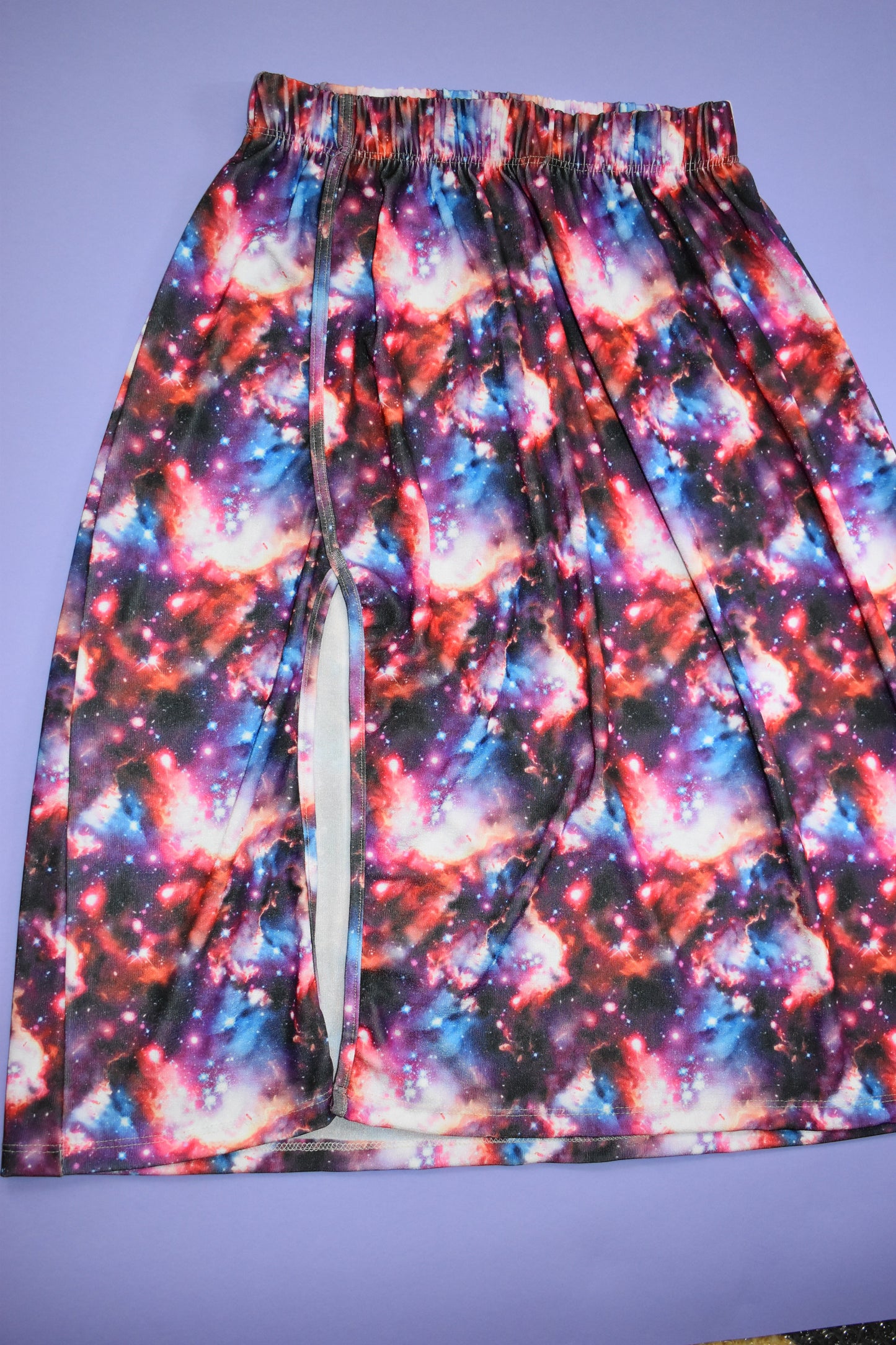 Falda atajo estampados/ oceano / galaxia / tigresa