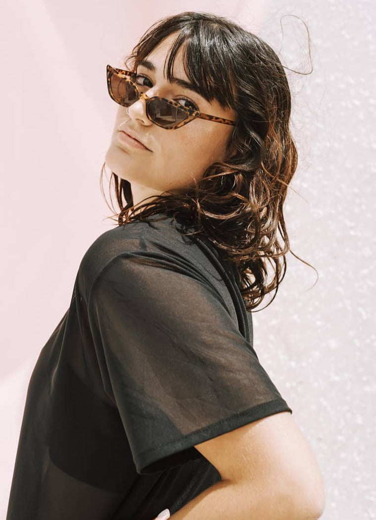 t-shirt Asia tul negro