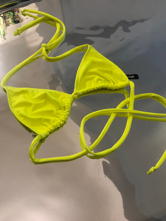 TRIÁNGULO /bikini AMARILLO FLUO ///SALE