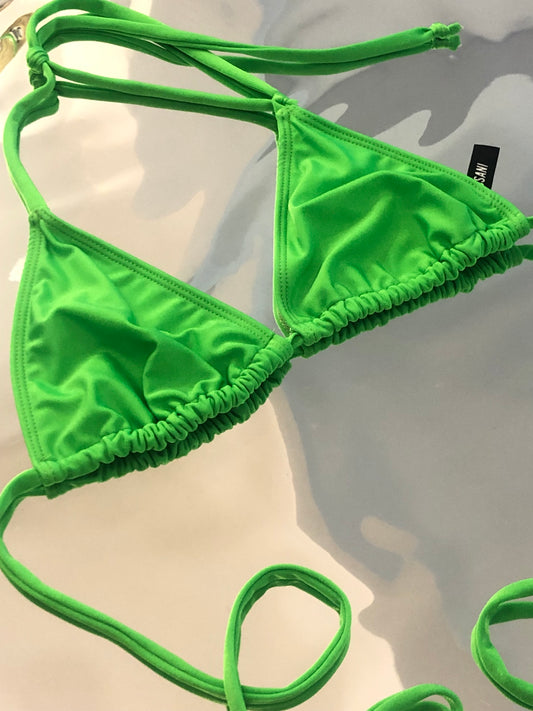 TRIÁNGULO /bikini VERDE FLUO//SALE