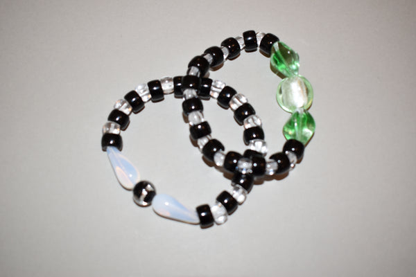 Pulsera cristal checo + vidrio