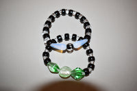 Pulsera cristal checo + vidrio