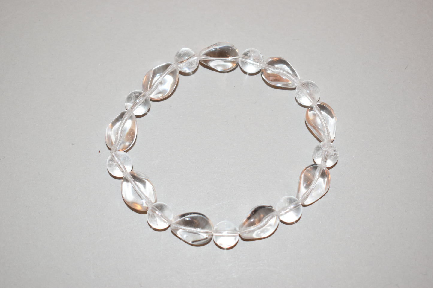 Pulsera malva +piedras naturales