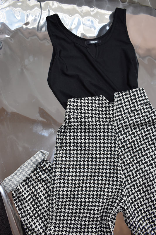 Top V NEGRO/lycra