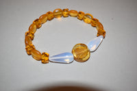 Pulsera cristal checo + vidrio