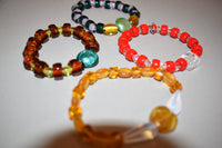 Pulsera cristal checo + vidrio