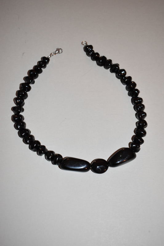 Collar black coquette