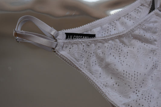 tanga colaless uma broderie elastizado