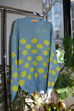 Sweater oversize lunar cian y lima