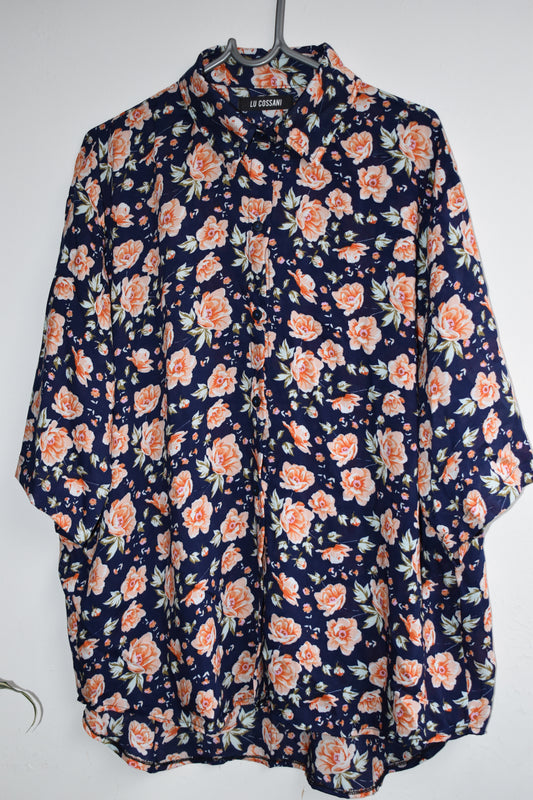 camisa flores / discont