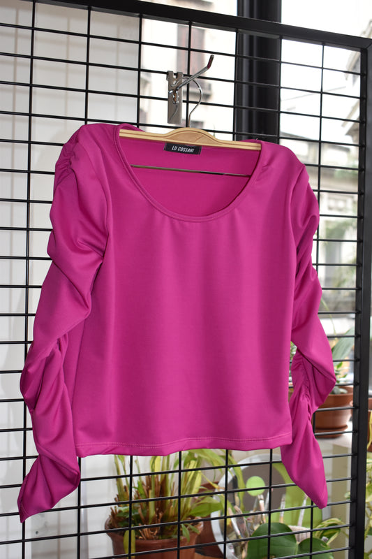Top Moon simple/ magenta