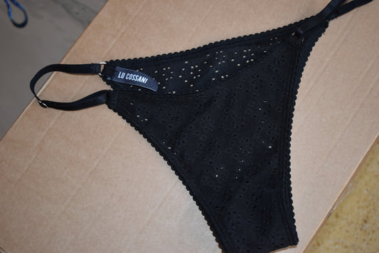 tanga uma broderie elastizado