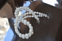 Collar white glass