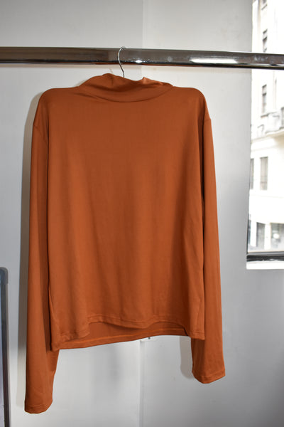 Polera SIMPLE #peach ocre