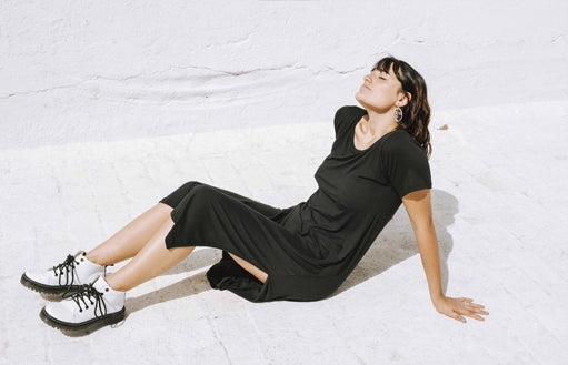 Vestido ATAJO color bordeaux